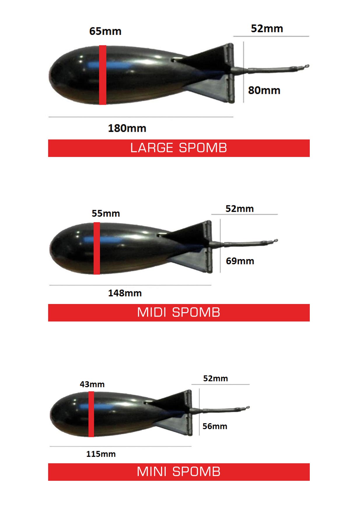 SPOMB Kŕmna raketa LARGE čierna