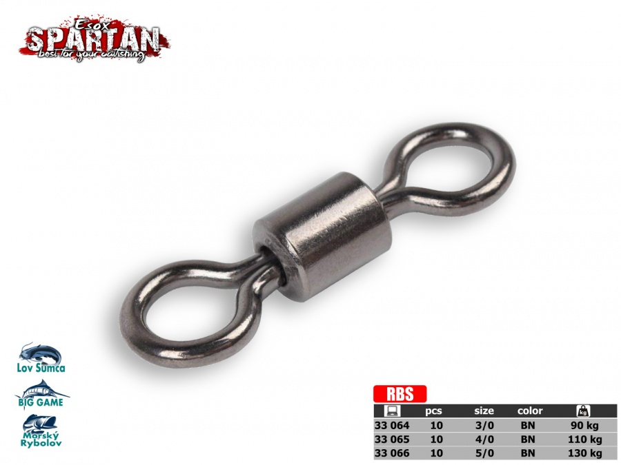 ESOX SPARTAN Rolling Barrel Swivel