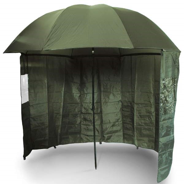 NGT dáždnik s bočnicou BROLLY SIDE GREEN 2,20 m