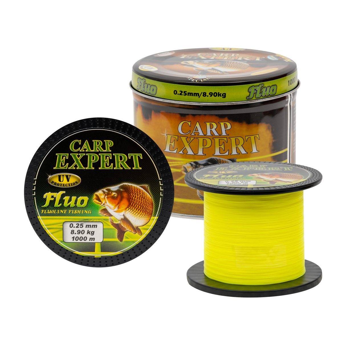 CARP EXPERT UV Fluo Yellow 1000 m