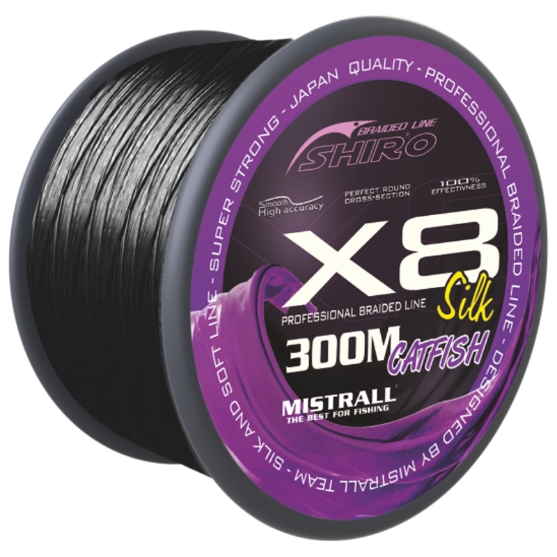 MISTRALL Shiro CATFISH X8 šnúra 300 m