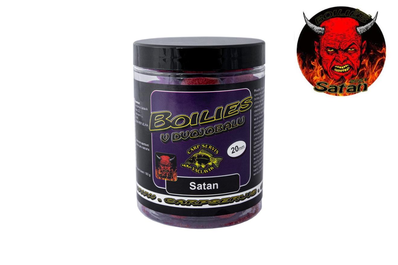 CS Václavík boilie v DVOJOBALE 20 mm SATAN