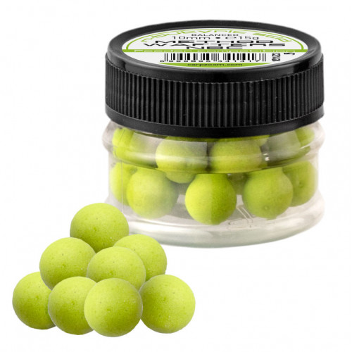 CARP ZOOM boilies METHOD WAFTERS NBC 10 mm FLUO ZELENÁ