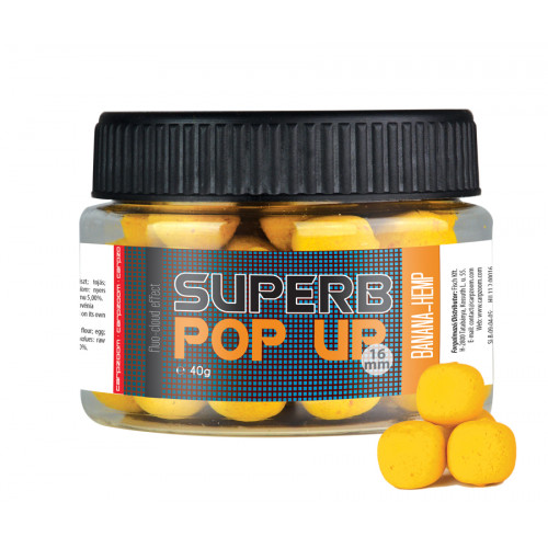 CARP ZOOM boilies SUPERB POP-UP 16 mm SCOPEX-TIGRÍ ORECH