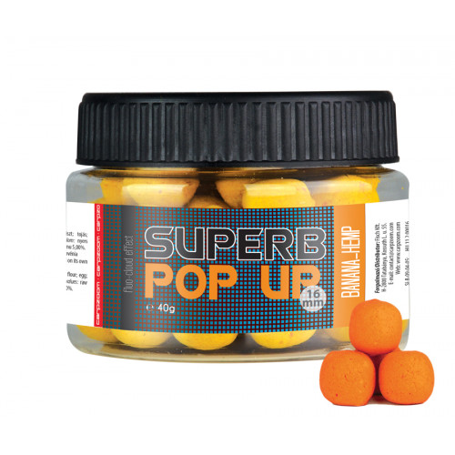 CARP ZOOM boilies SUPERB POP-UP 16 mm ANANÁS-KALAMÁR
