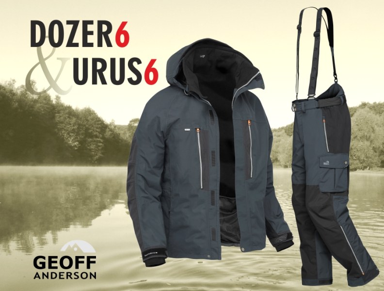 GEOFF ANDERSON komplet DOZER 6 + URUS 6 čierny S