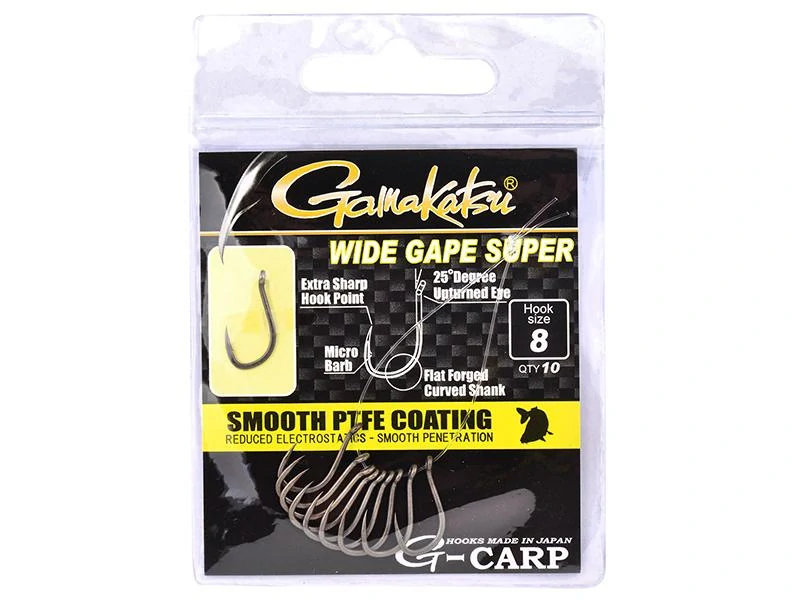GAMAKATSU háčik G-Carp WIDE GAPE SUPER