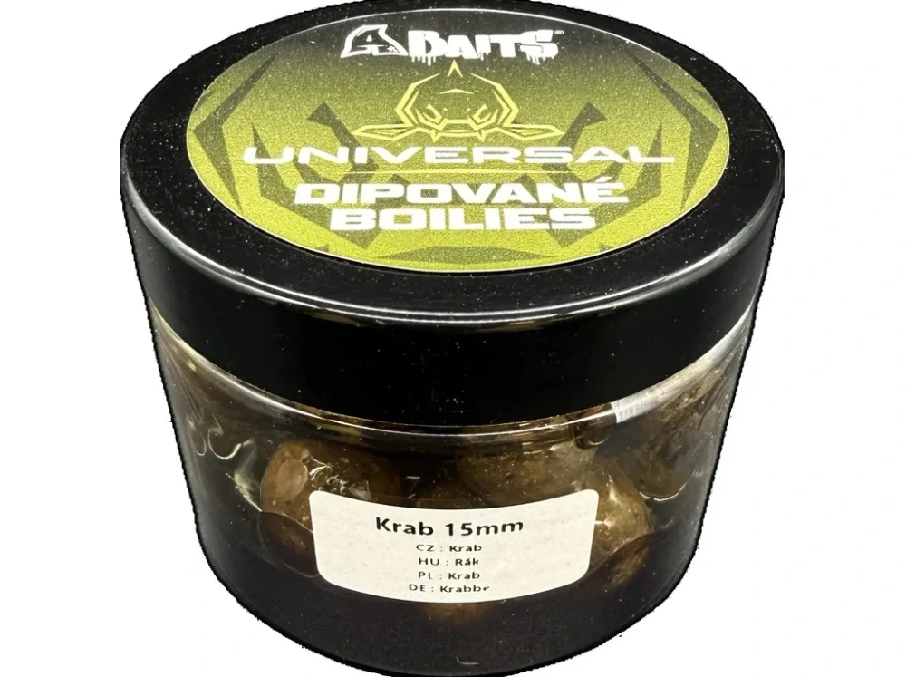 ABAITS dipované boilies UNIVERSAL Krab 150 g