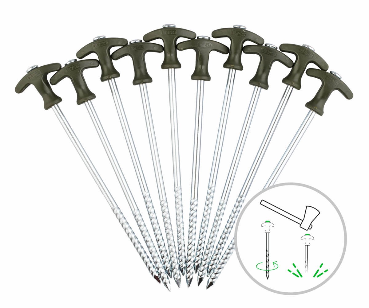 ZFISH Kolíky Bivvy Peg Set 20cm/10ks