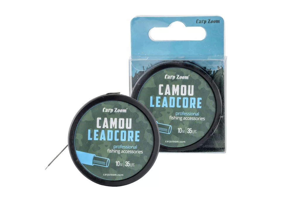 CARP ZOOM nadväzcová šnúrka CAMOU LEADCORE
