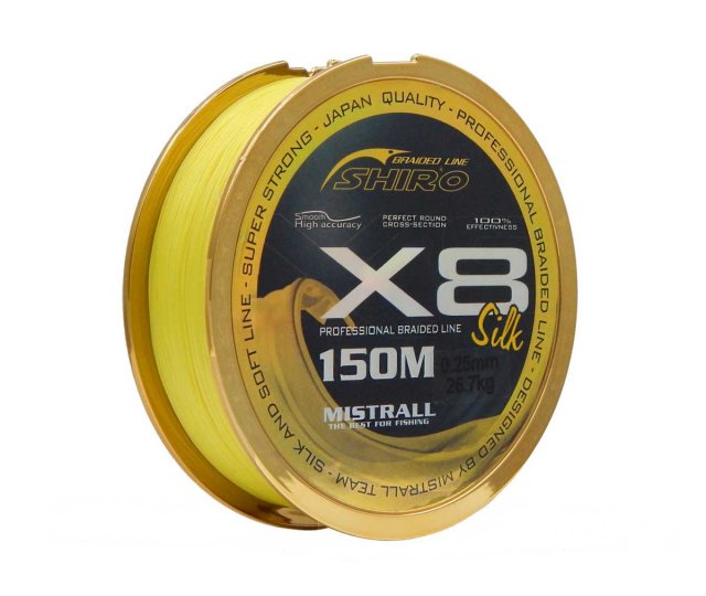 MISTRALL Shiro X8 šnúra 150 m 