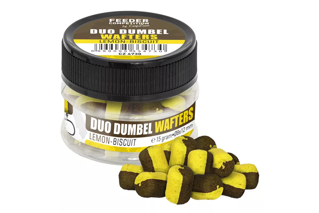 CARP ZOOM Duo Dumbell WAFTERS 8 x 12 mm CITRÓN-KEKS