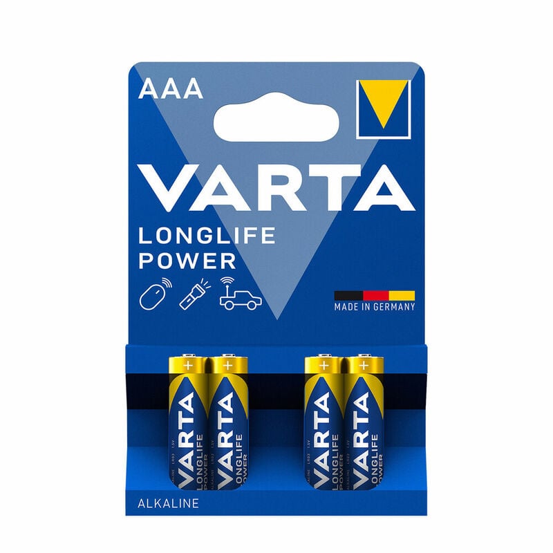 VARTA Longlife Power alkalická mikrotužková batéria AAA 4ks