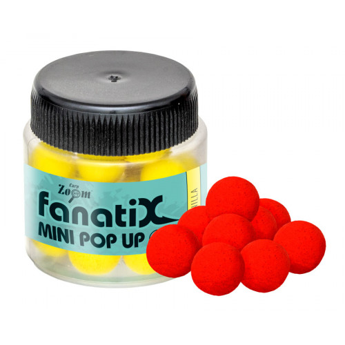 CARP ZOOM FANATIX Mini Pop-Up 10 mm JAHODA