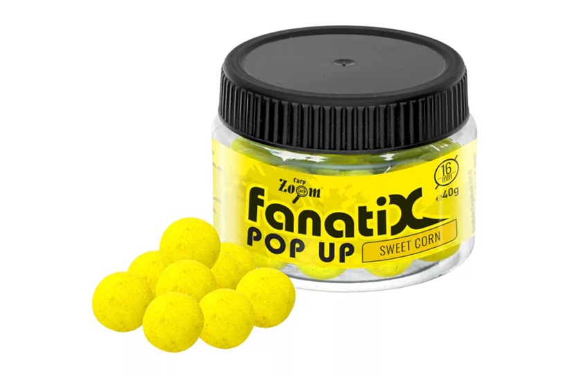 CARP ZOOM FANATIX Pop-UP 16 mm SLADKÁ KUKURICA