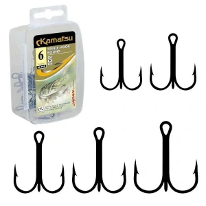 KAMATSU trojháčik Treble Hook Round č.4