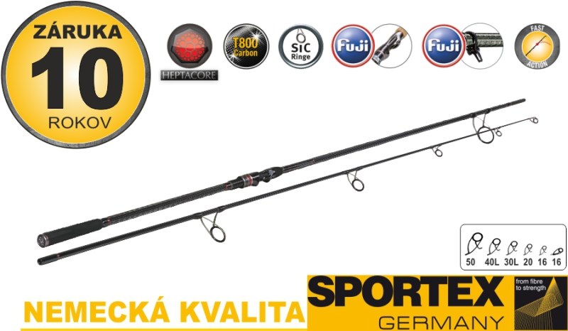 SPORTEX prút Revolt Carp 3,6 m / 3,25 lb