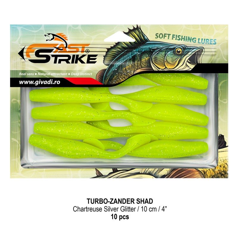 FAST STRIKE Turbo Zander Shad 10 cm
