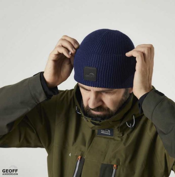 GEOFF ANDERSON čiapka WIZZWOOL ROAR BEANIE modrá