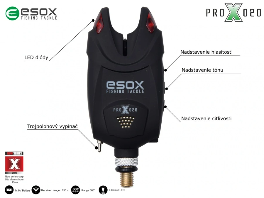 ESOX Sada signalizátorov 3+1 PRO X 020