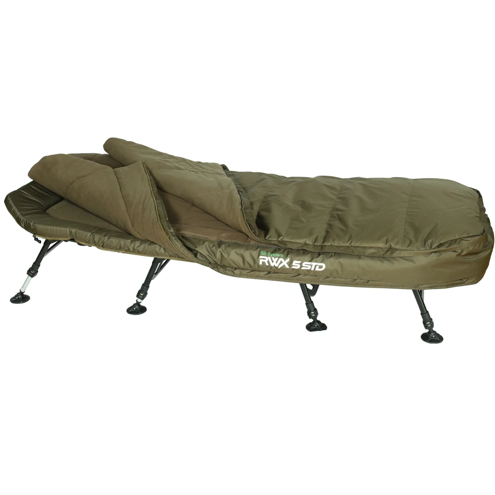 GIANTS FISHING Lehátko + spacák Bedchair/Sleeping Bag System RWX 5 STD