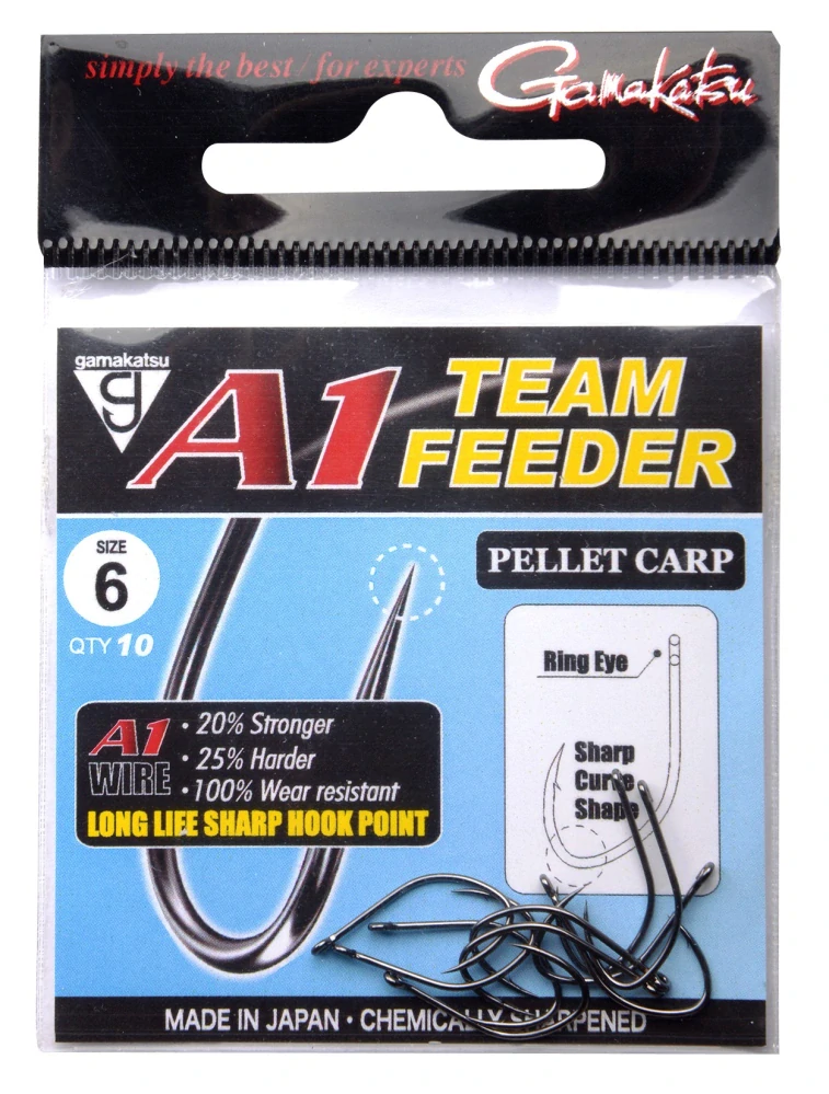 GAMAKATSU háčik A1 Team Feeder PELLET CARP