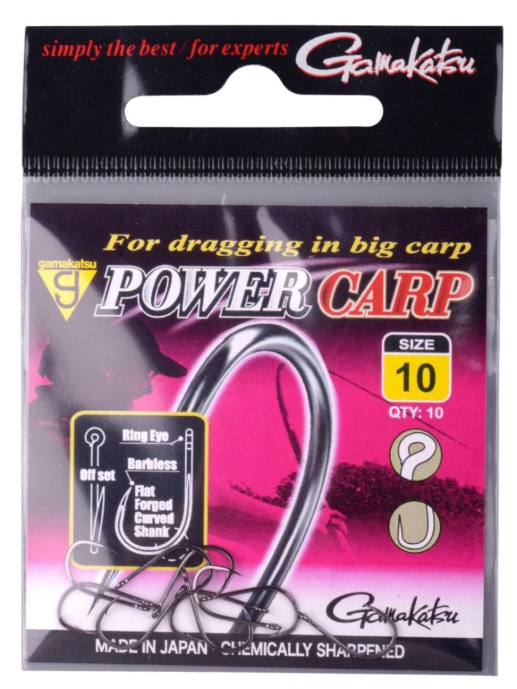 GAMAKATSU háčik POWER CARP Barbless č.10