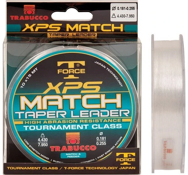 TRABUCCO vlasec T FORCE XPS MATCH TAPER 0,209 - 0,327 mm