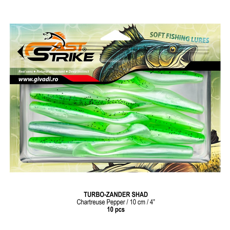 FAST STRIKE Turbo Zander Shad 10 cm