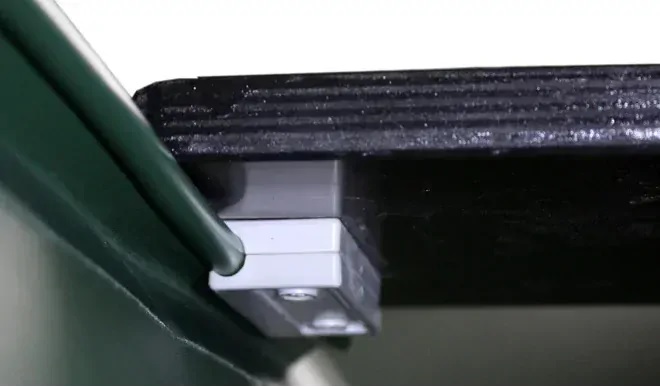 KOLIBRI KM-330 D zelený, hliníková podlaha