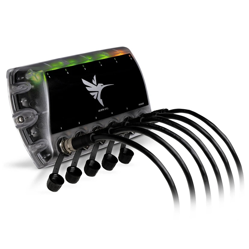HUMMINBIRD Switch HUM AS 5 PGLPort Ethernet