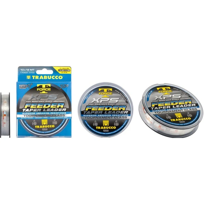 TRABUCCO vlasec XPS FEEDER TAPER LEADER 0,25 mm-0,35 mm