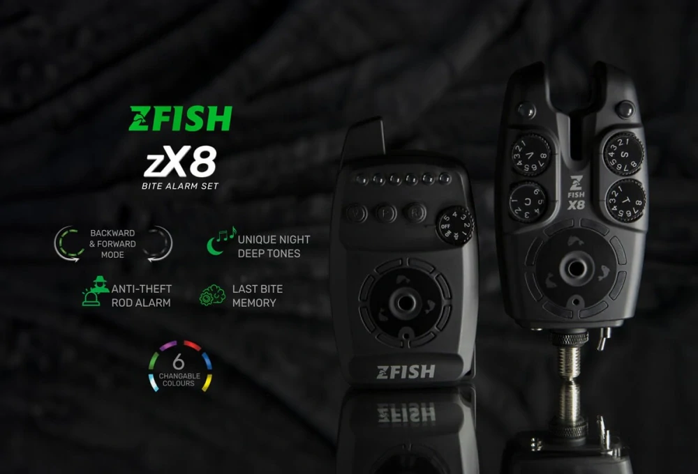 ZFISH Sada signalizátorov BITE ALARM SET ZX8 PRO 3+1