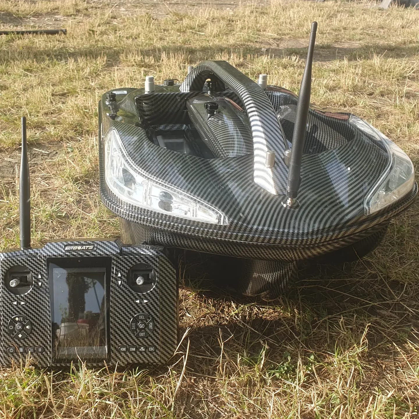 STARS BAIT Boats Loďka TRIMARÁN s GPS a sonarom MODRÁ