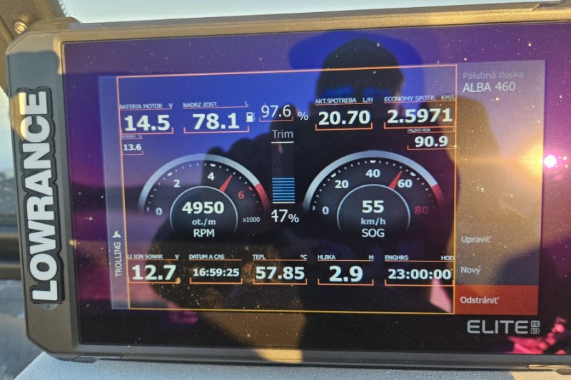 LOWRANCE sonar Elite FS™ 9, bez sondy