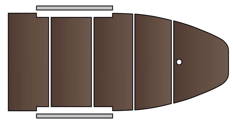 KOLIBRI KM-300 D šedý, vystužená podlaha