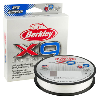 BERKLEY šnúra X9 Braid Crystal 300 m