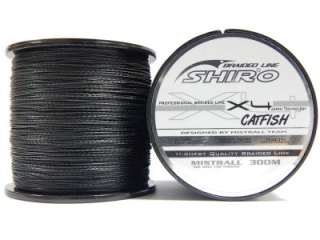 MISTRALL šnúra SHIRO CATFISH 0,40mm/300/48,2KG čiena