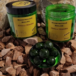 JTM Carp Boostrované boilies CHILI -MANGO 20 mm