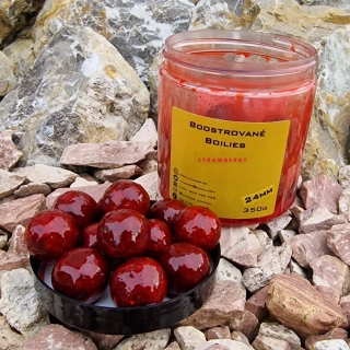 JTM Carp Boostrované boilies JAHODA 20 mm
